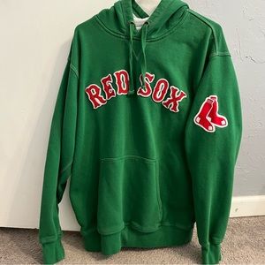 Boston Red Sox - size Large Green hoodie, 80% polyester - 20% cotton